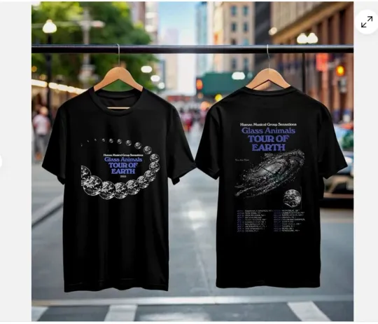 Discover Glass Animals Tour Of Earth 2025 T-Shirt
