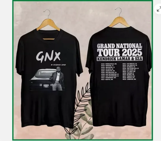 Discover Grand National Tour T-Shirt, Kendrick Lamar Tour 2025 Fan T-Shirt