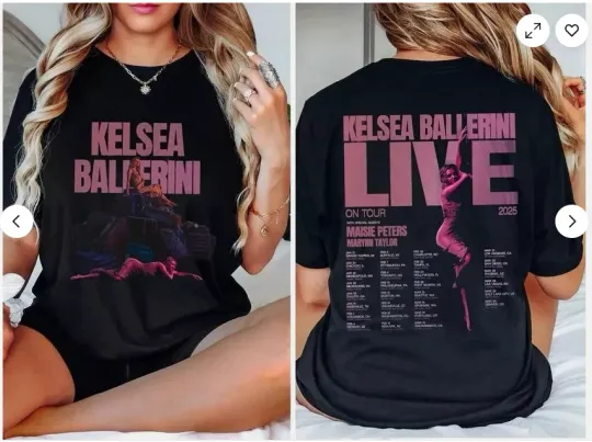 Discover Kelsea Ballerini 2025 tour Gift For Fans T-Shirt