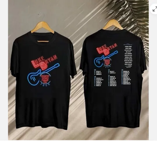Discover Luke Bryan Country Song Came On Tour 2025 , Luke Bryan 2025 Concert T-Shirt