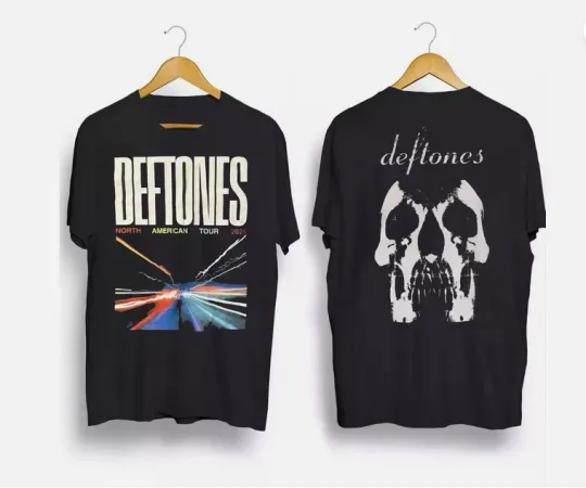 Discover Deftone 2025 North American Tour Black T-Shirt