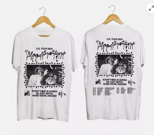 Discover The Blood Brothers 2024 Tour T-Shirt