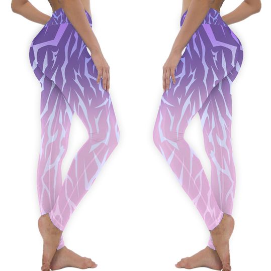 Kids Rumi Patterns Cosplay Leggings | KPop Demon Hunters Fanart | Youth Anime Performance Leggings