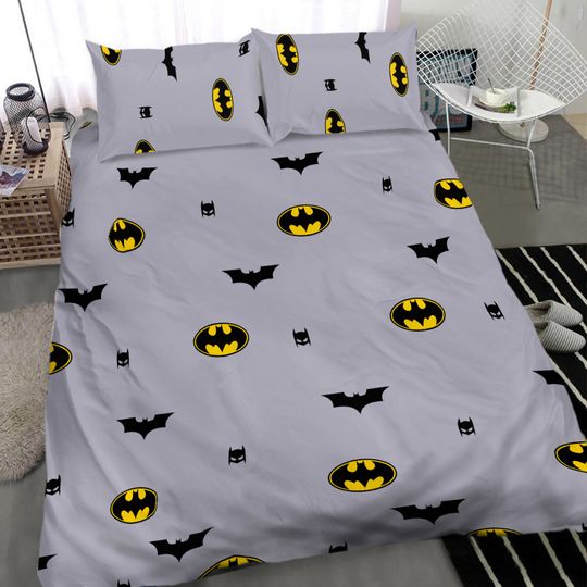 Batman Quilt/Duvet/Doona Cover Set Single Double Queen King Size Pillow Case Bed