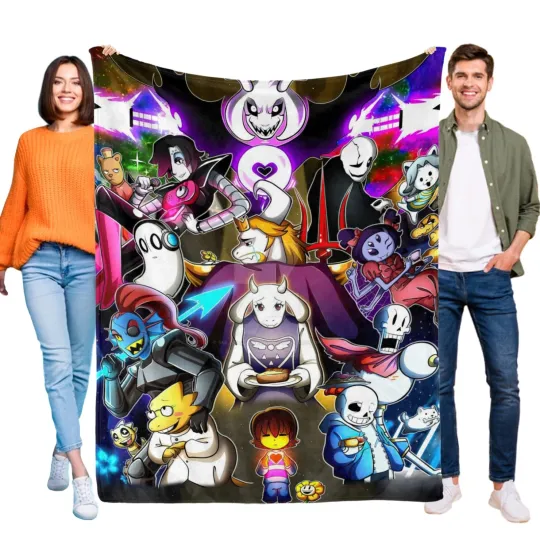 Discover Undertale Blanket Flannel Soft Sofa Bed Couch Throw Birthday Gift