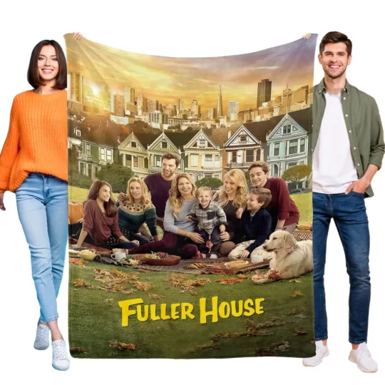 Discover Fuller House Blanket Flannel Throw for Bed Sofa Couch Cozy Lightweigh for Kids