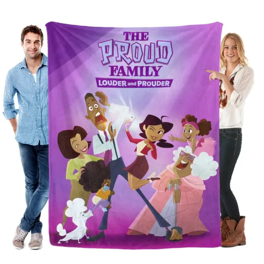 Discover The Proud Family Blanket Soft Bed Sofa Throw Cozy Lightweight Birthday Gift