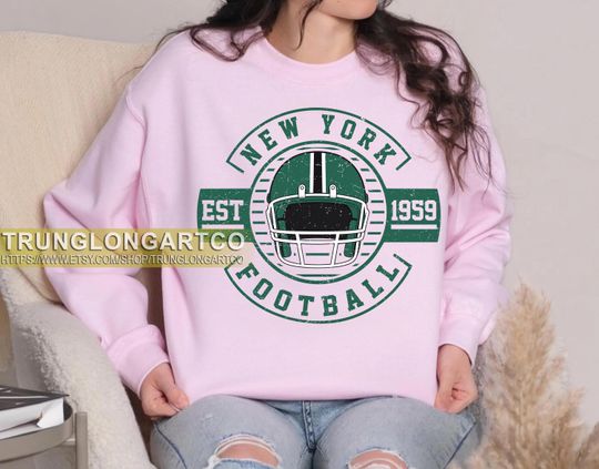 Discover New York Football Sweatshirt,New York Game Day Shirt,New York Shirt,Sunday Football Shirt,Trendy New York Football Fan Shirt