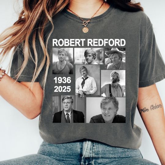 Discover Robert Redford Tribute T-Shirt, Retro Vintage Tee, Movie Fan Shirt