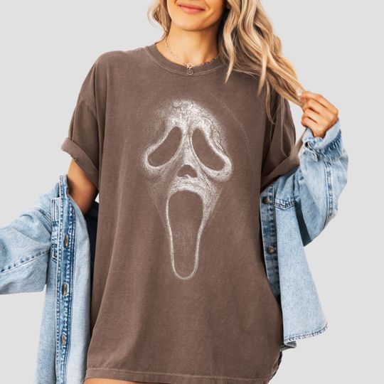Discover Scream Halloween T-Shirt - Horror Movie Scary Costume Tee