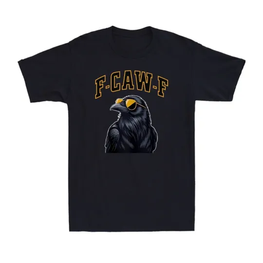 Discover F-Caw-F Gothic Bird Animal Humor Men's T-Shirt