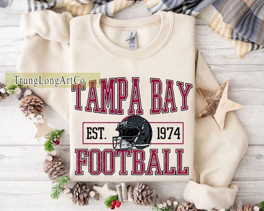 Tampa Bay Football Team Sweatshirt, Game Day Sweatshirt, Football Fan Gift