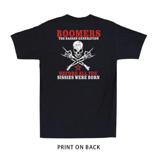 Discover Boomers Generation Before All You Sissie Were Born Horror Skull Men's T-Shirt