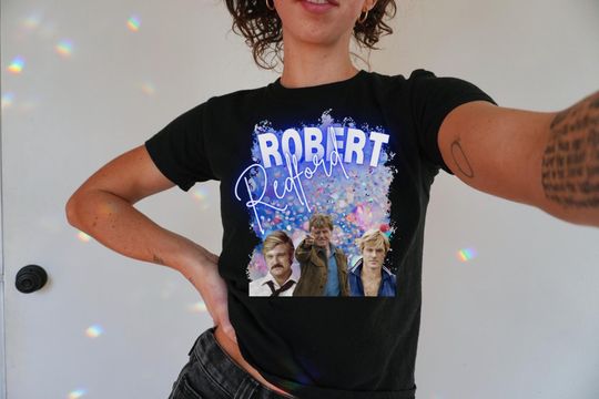 Discover Retro Robert Redford Shirt, Robert Redford Fan Tees, Robert Redford 80s, Robert Redford 90s Shirt, Robert Redford Tribute Merch, Robert Gift