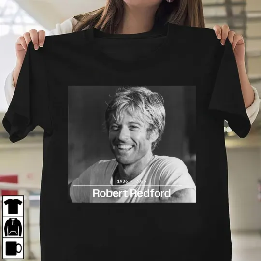 Discover Robert Redford Shirt BLACK S-5XL NEW T SHIRT