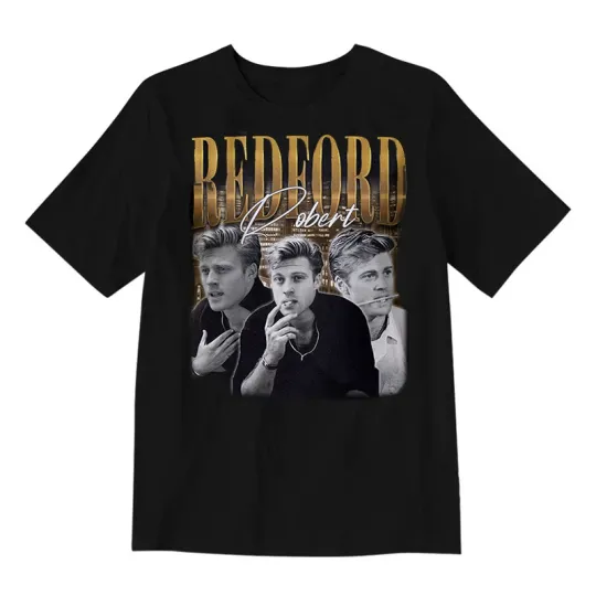 Discover New Robert Redford Photo T-shirt All Size S to 5XL 2F991