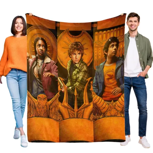 Percy Jackson Blanket Flannel Soft Sofa Bed Throw for Sofa Birthday Gift
