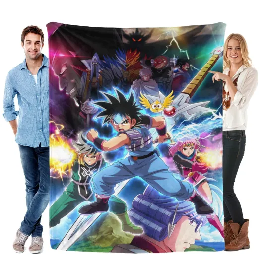Discover Dragon Quest Blanket Soft Bed Sofa Couch Throw Cozy Lightweight Birthday Gift