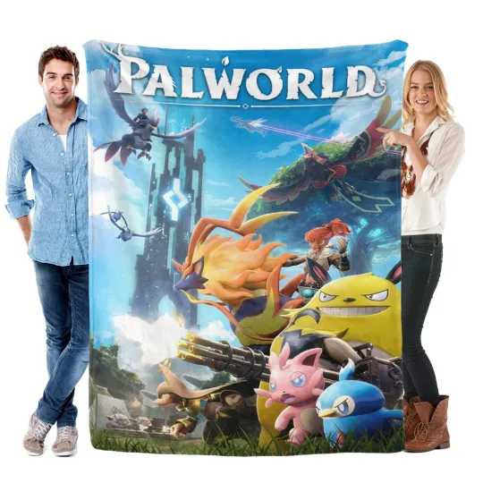 Palworld Blanket Soft Bed Sofa Couch Throw Cozy Lightweight Birthday Gift