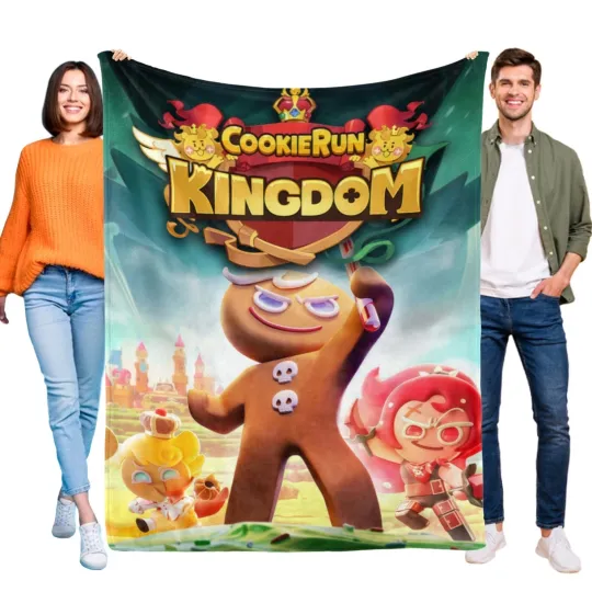 Discover Cookie Run Blanket Soft Bed Sofa Throw Birthday Gift for Kids Cozy Lightweigh