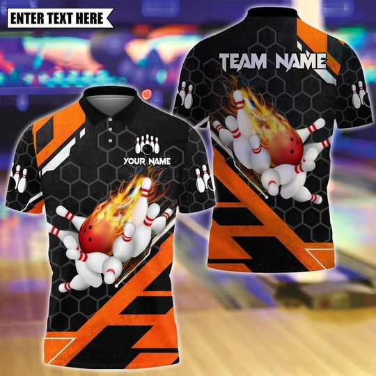 Discover Custom Bowling Polo Shirt, Bowling Polo for Men Women
