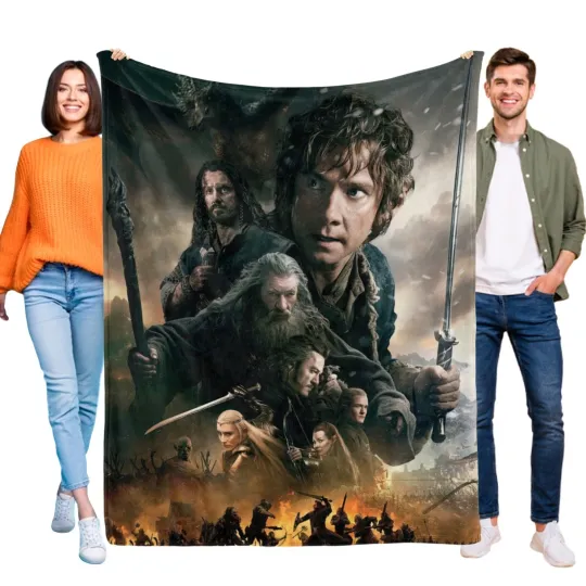 The Hobbit Blanket Flannel Soft Sofa Bed Throw for Kids Teenage Birthday Gift