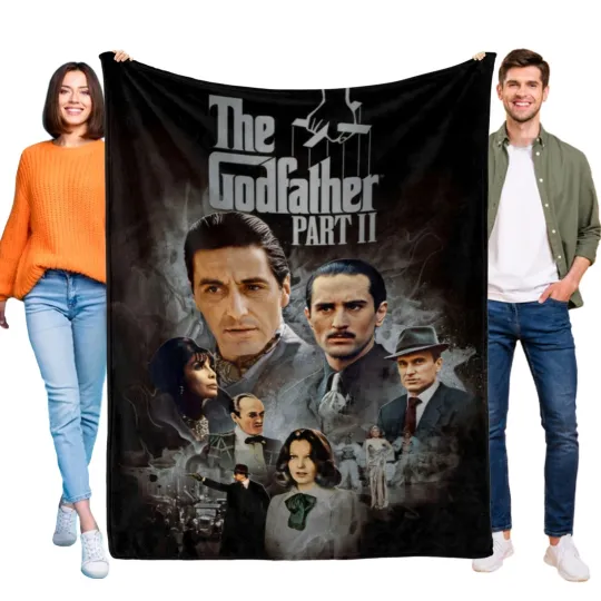 The Godfather Blanket Throw 3D Print Super Soft Flannel Blanket Cozy Lightweight