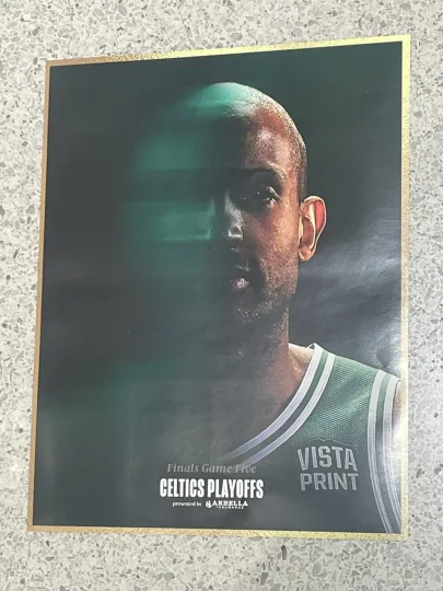 2024 NBA Finals Poster Game 5 Boston Celtics vs Dallas Mavericks June 17 Al Horford Vertical Poster