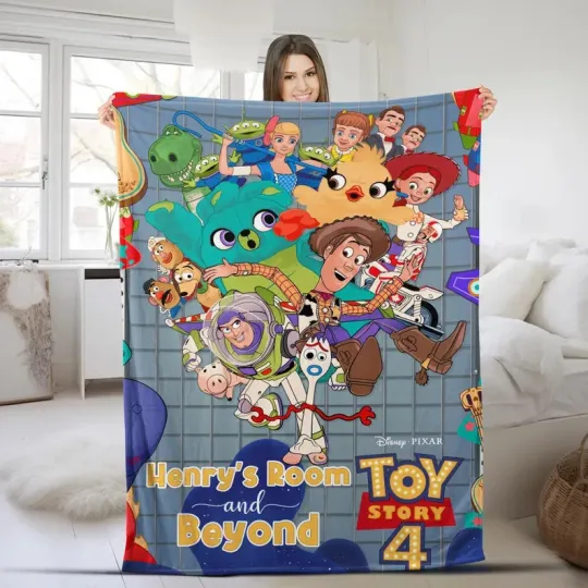 Discover Disney Toy Story Room And Beyond Customize Fleece Blanket