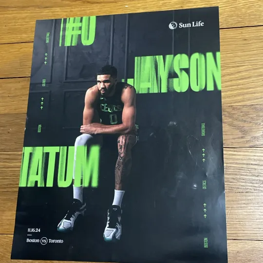 Boston Celtics vs Toronto Raptors Game Day Poster