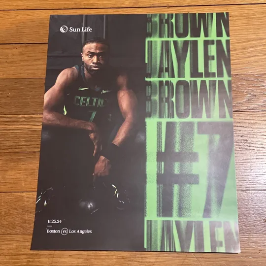 Boston Celtics Game Day Poster vs LA Clippers