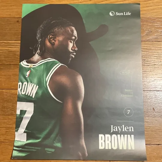 Discover Boston Celtics vs Cleveland Cavaliers Game Day Poster