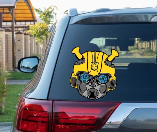Discover Cool bumble bee Peeking Peek Peekabo Peekers Bumper Window Vinyl Decal Cute transformers autobot Marvel Avengers Disney Stickers