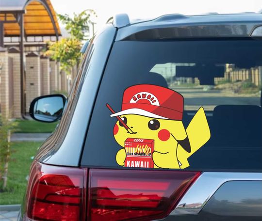 Kawaii Peeka jdm Peeking Peek Peekabo Peekers Bumper Window Vinyl Decal Anime Stickers