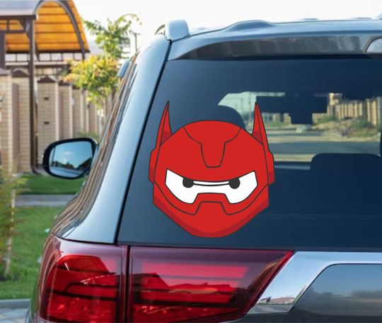 Discover Bay Max Big Hero Peeking Peek Peekabo Peekers Bumper Window Vinyl Decal Disney Movie Stickers