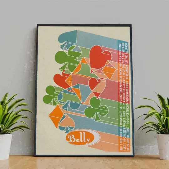 Discover Belly Tour September 2025 Vertical Poster