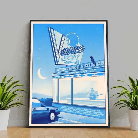 Discover Vance Joy North American Tour 2025 Poster