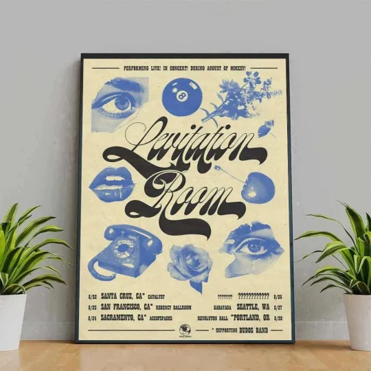 Discover Levitation Room 2025 Tour Vertical Poster