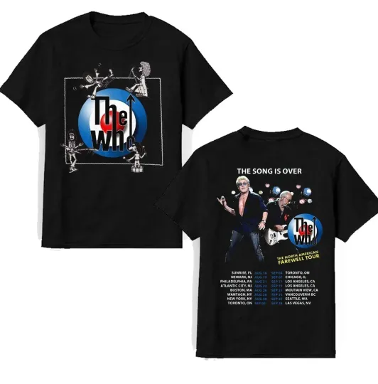 The Who The Song Is Over North American Farewell Tour 2025 T-Shirt