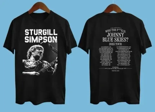 Who The Fck Is Sturgill Simpson Tour T-Shirt All Sizes