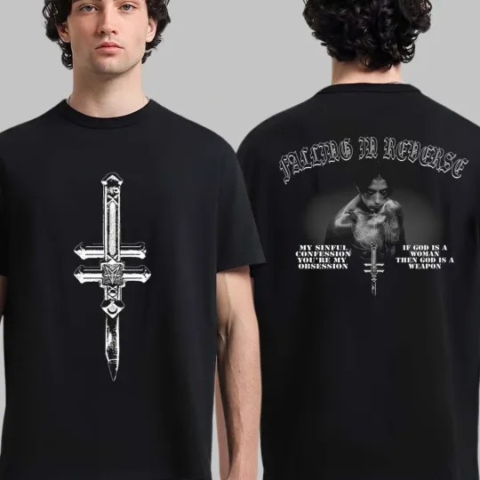 Falling In Reverse God Is A Weapon 2025 Double Sided T-Shirt