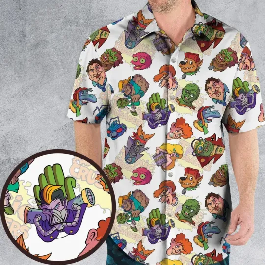 Discover Mutant Merch Toxic Crusaders Hawaiian Shirt