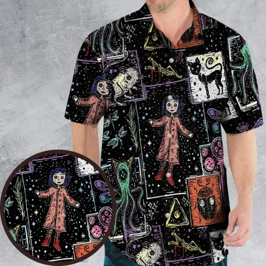 Discover Other World Vibes Coraline Hawaiian Shirt