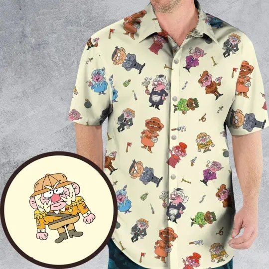 Discover Board Game Drip Clue Hawaiian Shirt