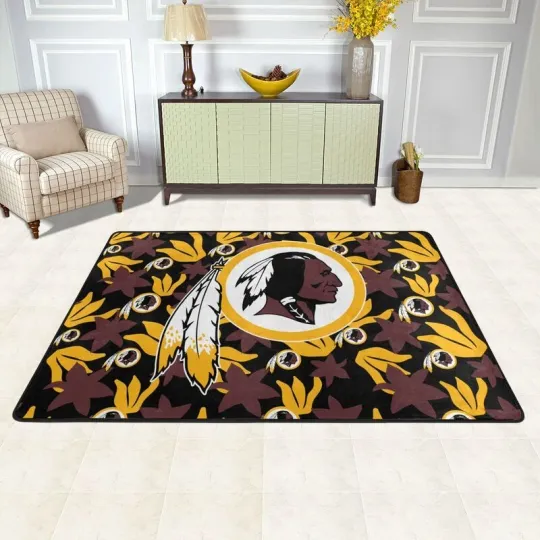 Discover Washington Redskins Printed Carpet Anti-skid Floor Mat Decorative