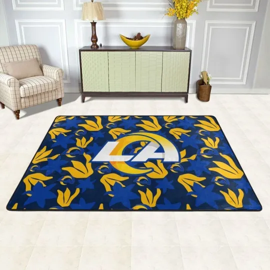 Discover Los Angeles Rams Printed Carpet Anti-skid Floor Mat Decorative