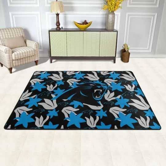 Discover Carolina Panthers Printed Carpet Anti-skid Floor Mat Decorative