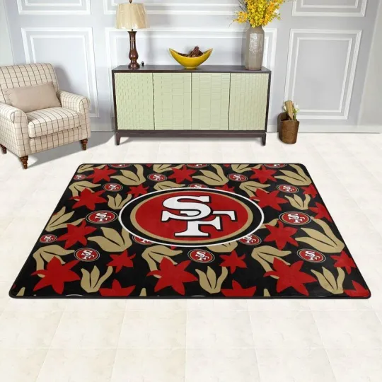 San Francisco 49ers Printed Carpet Anti-skid Floor Mat Decorative