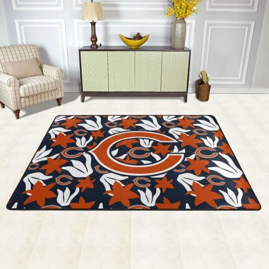 Discover Chicago Bears Printed Carpet Anti-skid Floor Mat Decorative