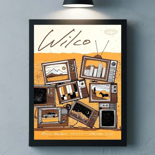 Discover Wilco Denver Colorado 2025 Event Poster at Mission Ballroom August 16, 2025
